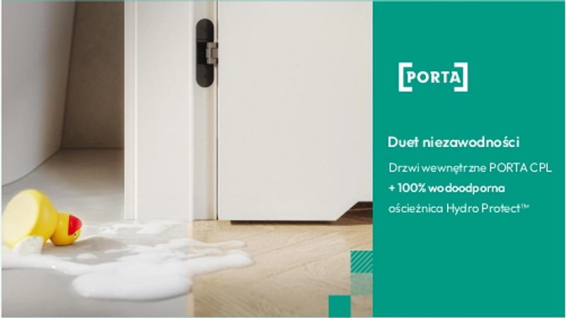 Ościeżnica wodoodporna PORTA Hydro Protect™ + drzwi POR