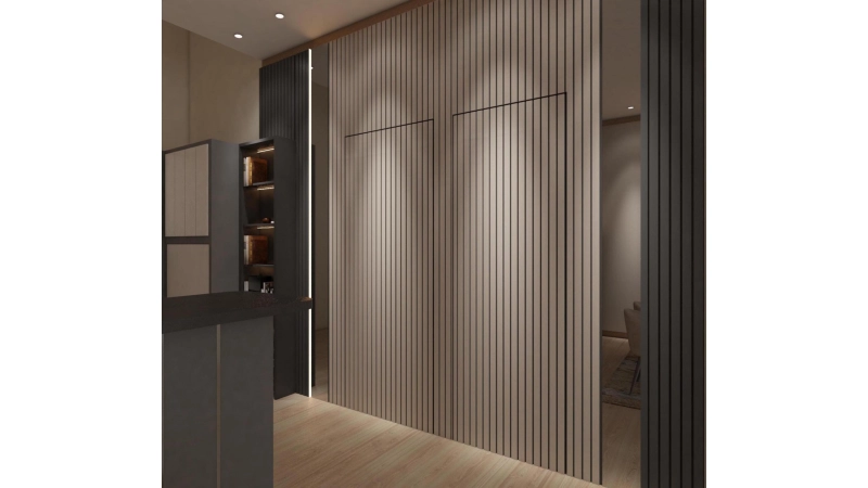 Lamele ścienne w nowej odsłonie: Designerskie meble i drzw