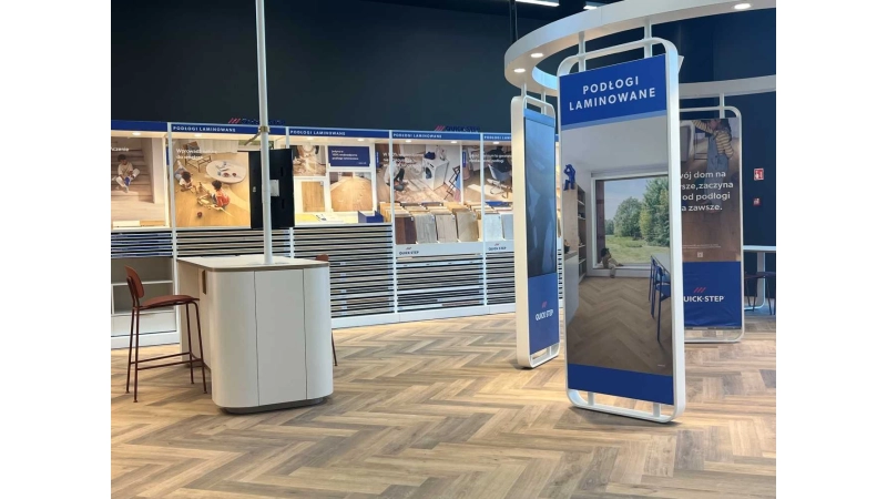 Quick-Step Concept Store Warszawie Okęcie Park  - Nowa Eksp