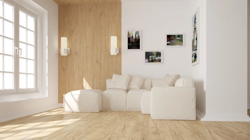 Panele podłogowe na ścianie — Jak położyć?