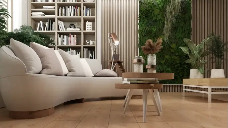 Ciekawe pomysły na ścianę w salonie - Inspiracje - 0.webp