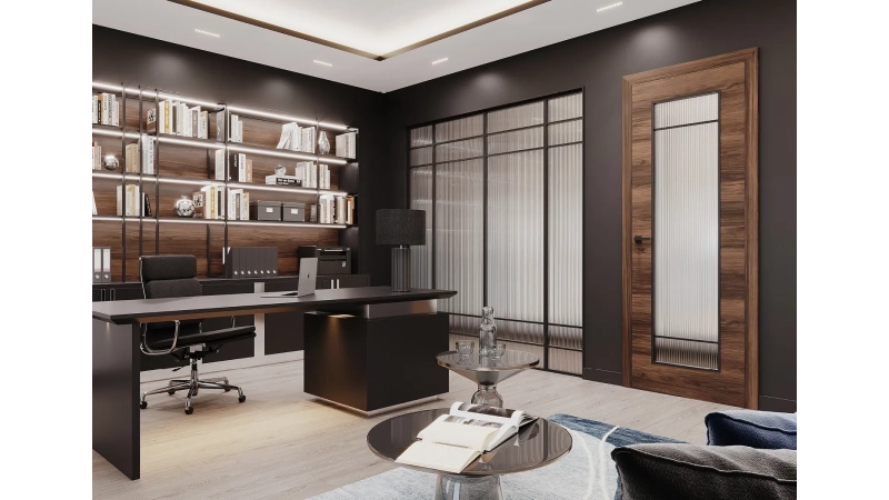 Wysokie drzwi wewnętrzne - nowoczesny sposób na optycznie 