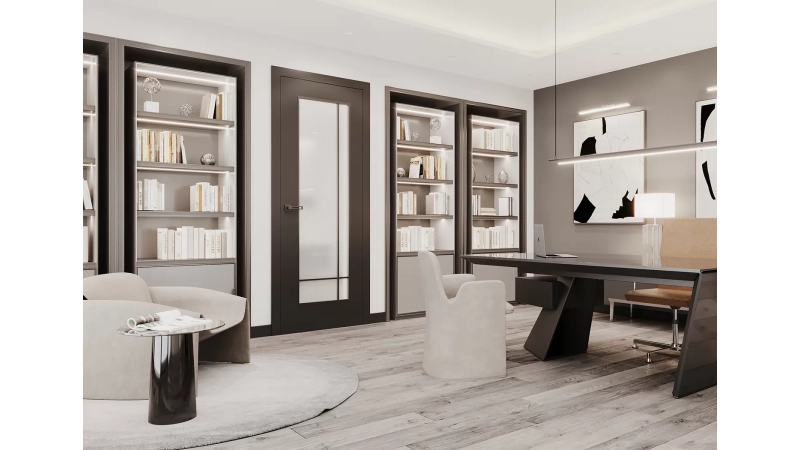 Wysokie drzwi wewnętrzne - nowoczesny sposób na optycznie 