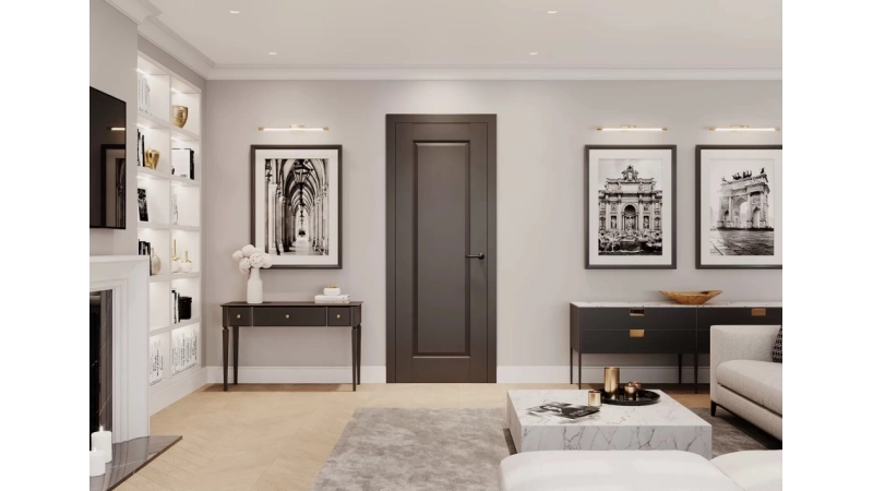 Wysokie drzwi wewnętrzne - nowoczesny sposób na optycznie 