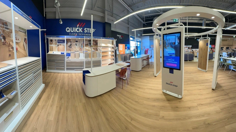 Quick-Step Concept Store w Poznaniu Franowo - Nowoczesna Eks