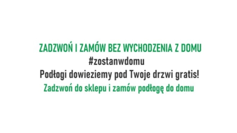 Zadzwoń do sklepu i zamów Podłogi i Drzwi bez wychodzenia