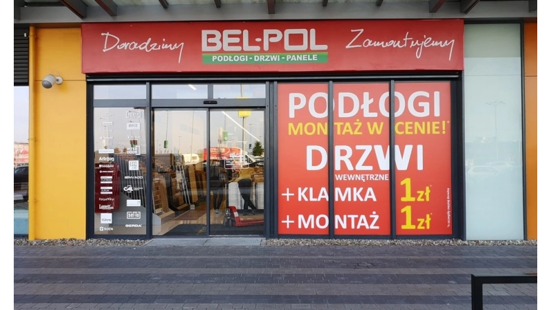 Powiększyliśmy nasz salon Bel-Pol z drzwiami i podłogami 