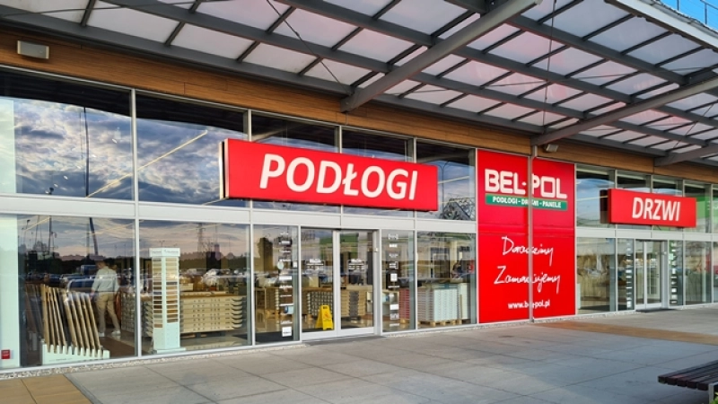 Największy salon drzwi i podłóg Bel-Pol - HOMEPARK Targó