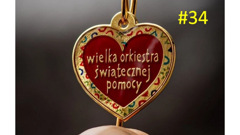 Złote serduszko nr 34 powędrowało w 2022 r. do Świdnicy 