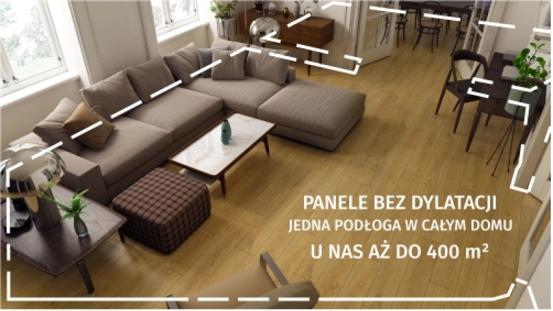 Panele bez dylatacji- czy można położyć podłogę bez sz