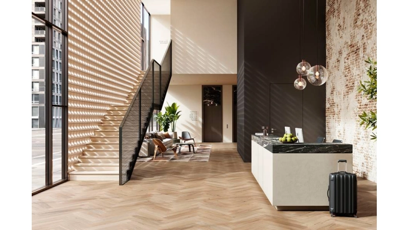 Trend: podłoga w jodełkę. Nowe materiały i technologie w