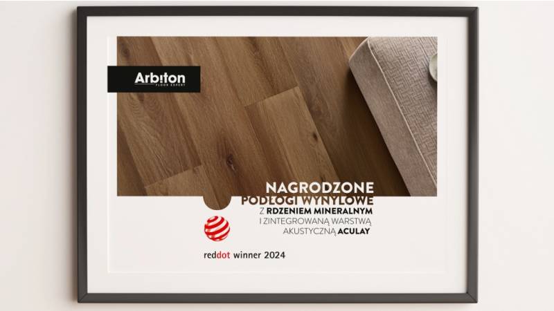 Najważniejsza nagroda w świecie designu - Red Dot dla paneli winylowych marki Arbiton - 957_2.jpg
