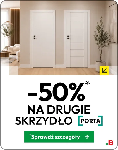 -50% na drugie skrzydło Porta