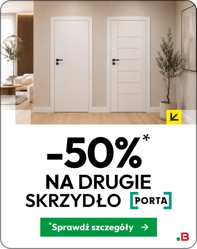 -50% na drugie skrzydło Porta