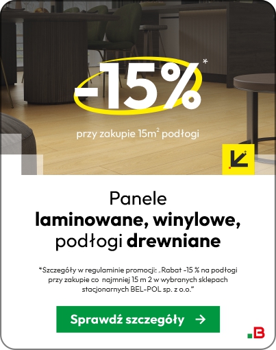-15% na panele laminowane, panele winylowe, podłogi drewnia