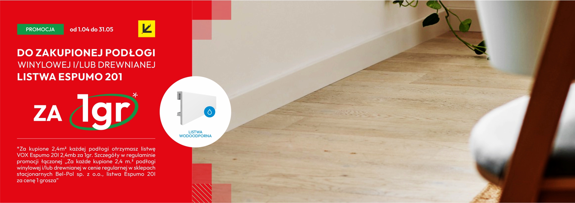 Listwa Espumo za 1 grosz