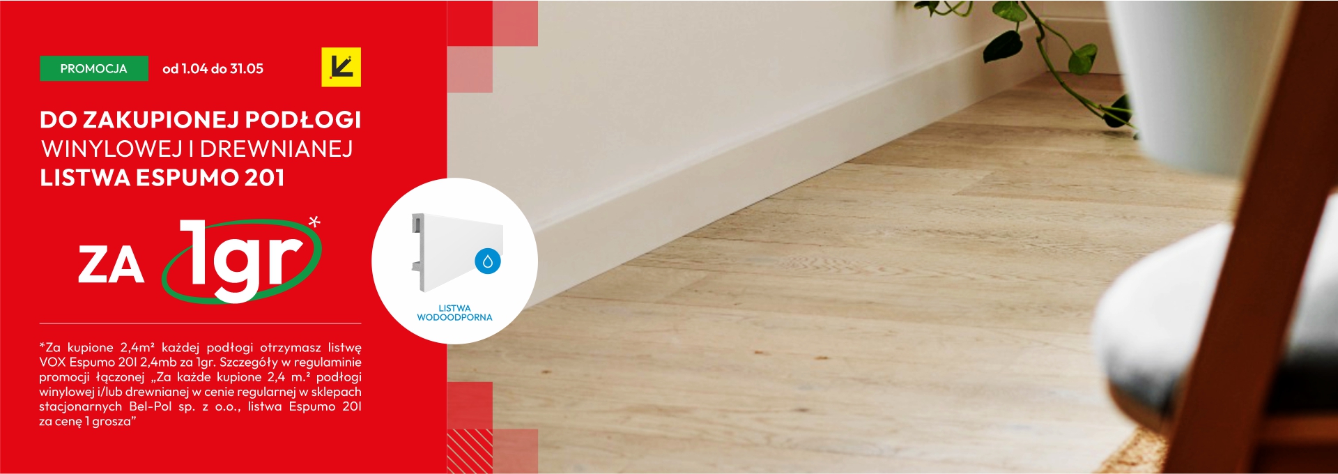 Listwa Espumo za 1 grosz