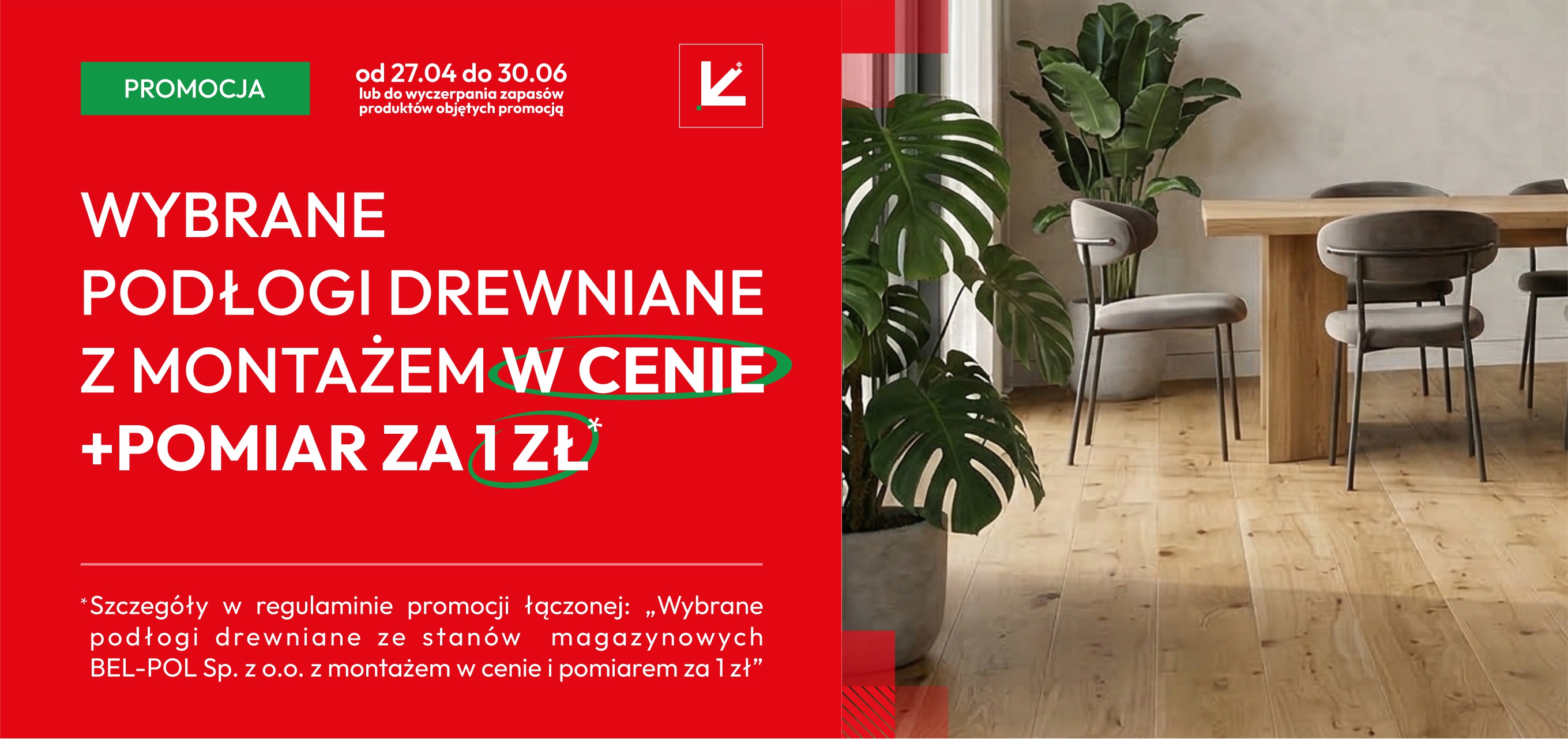 Podłogi drewniane z montażem w cenie