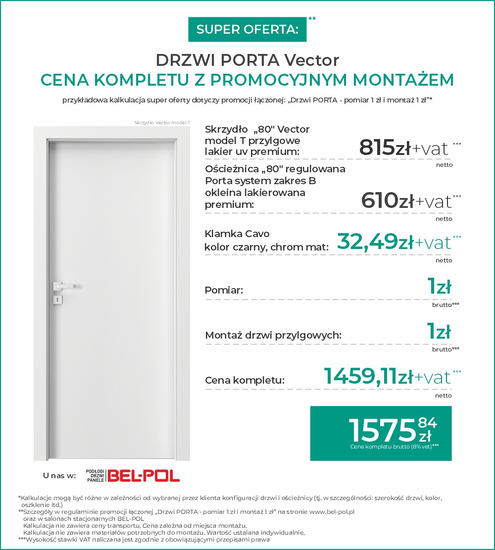 cenówka-drzwi-porta-vector-z-montażem
