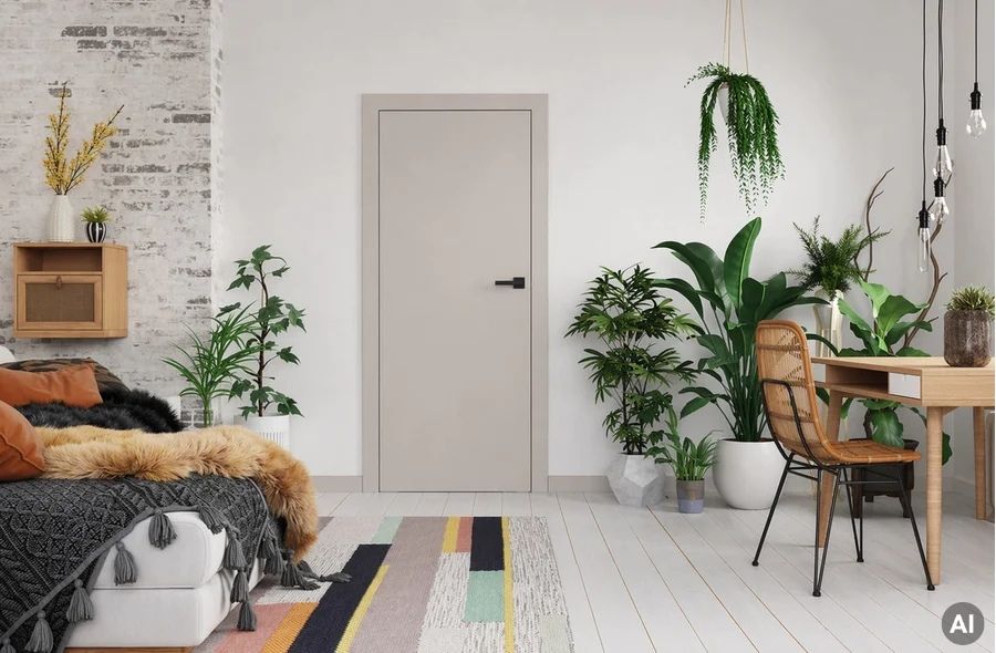 Porta Vector PRemium T w eklektycznym mieszkaniu