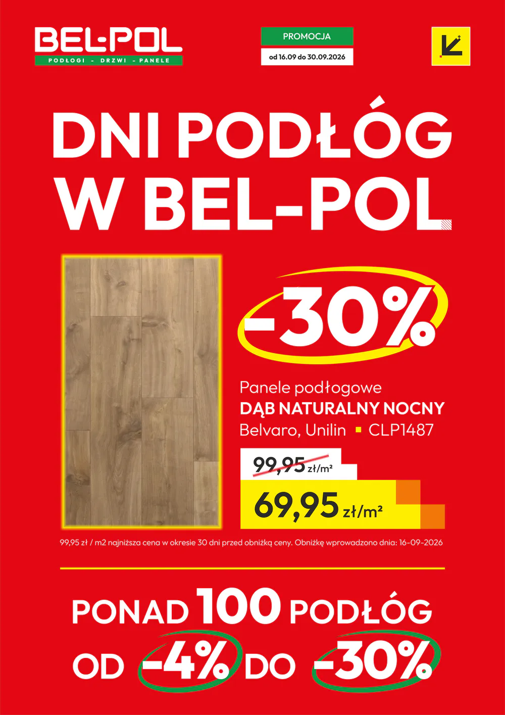Plakat Dni Podłóg w Bel-Pol