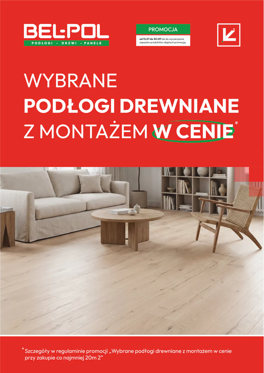 wybrane podłogi drewniane z montażem w cenie