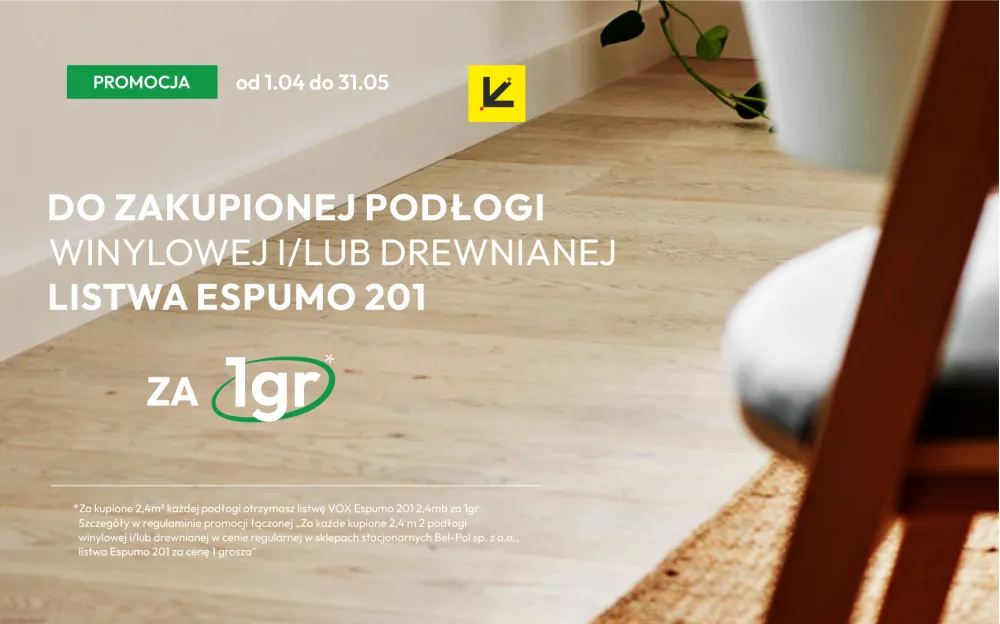 Listwa Espumo za 1 grosz