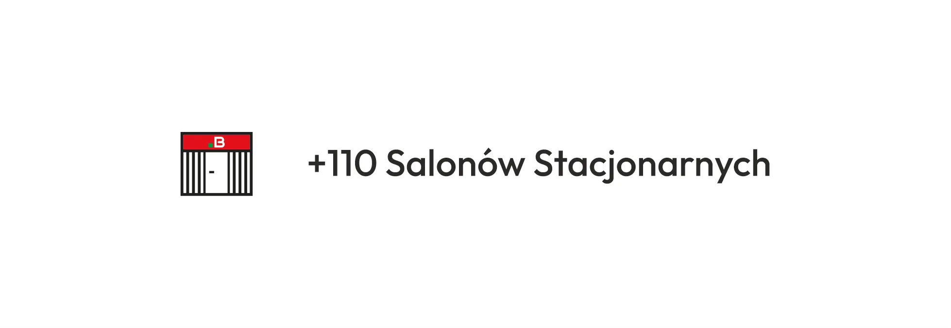 Mamy +110 Salonów Stacjonarnych