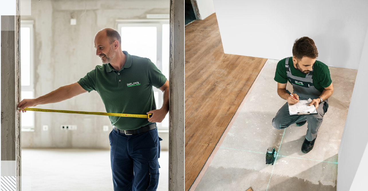 Profesjonalny pomiar z wyceną drzwi i podłóg w twoim domu