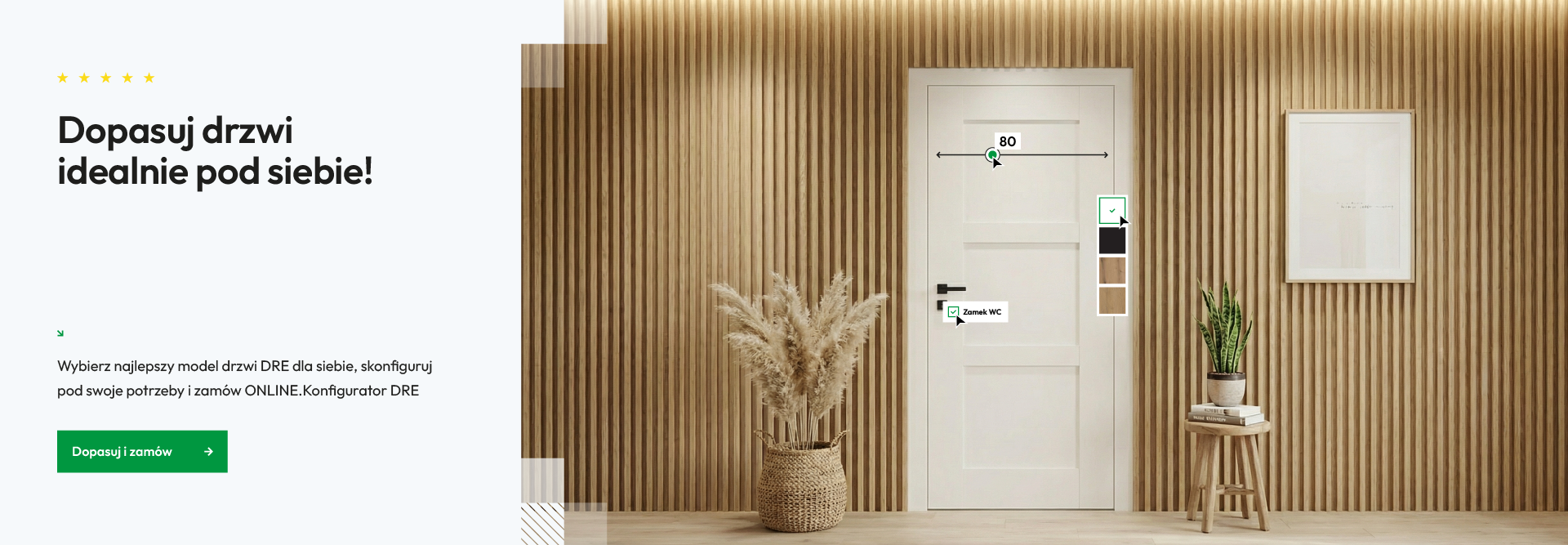 Dopasuj i zamów drzwi idealne pod siebie