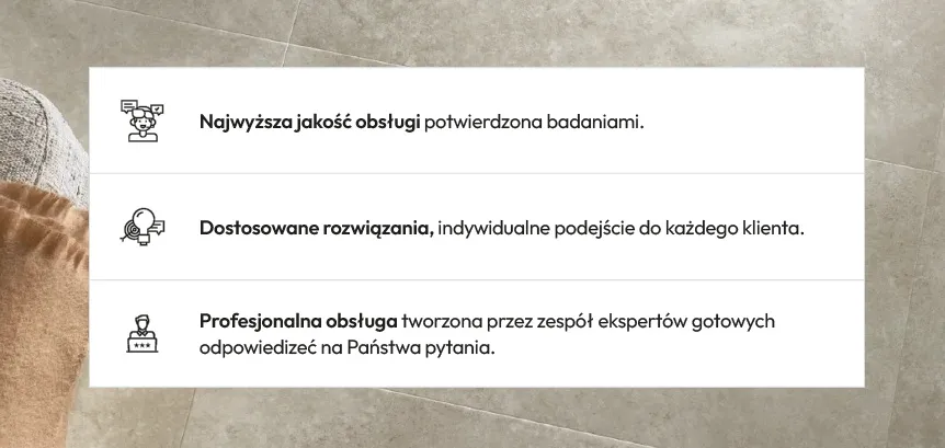 Najwyższa jakość obsługi