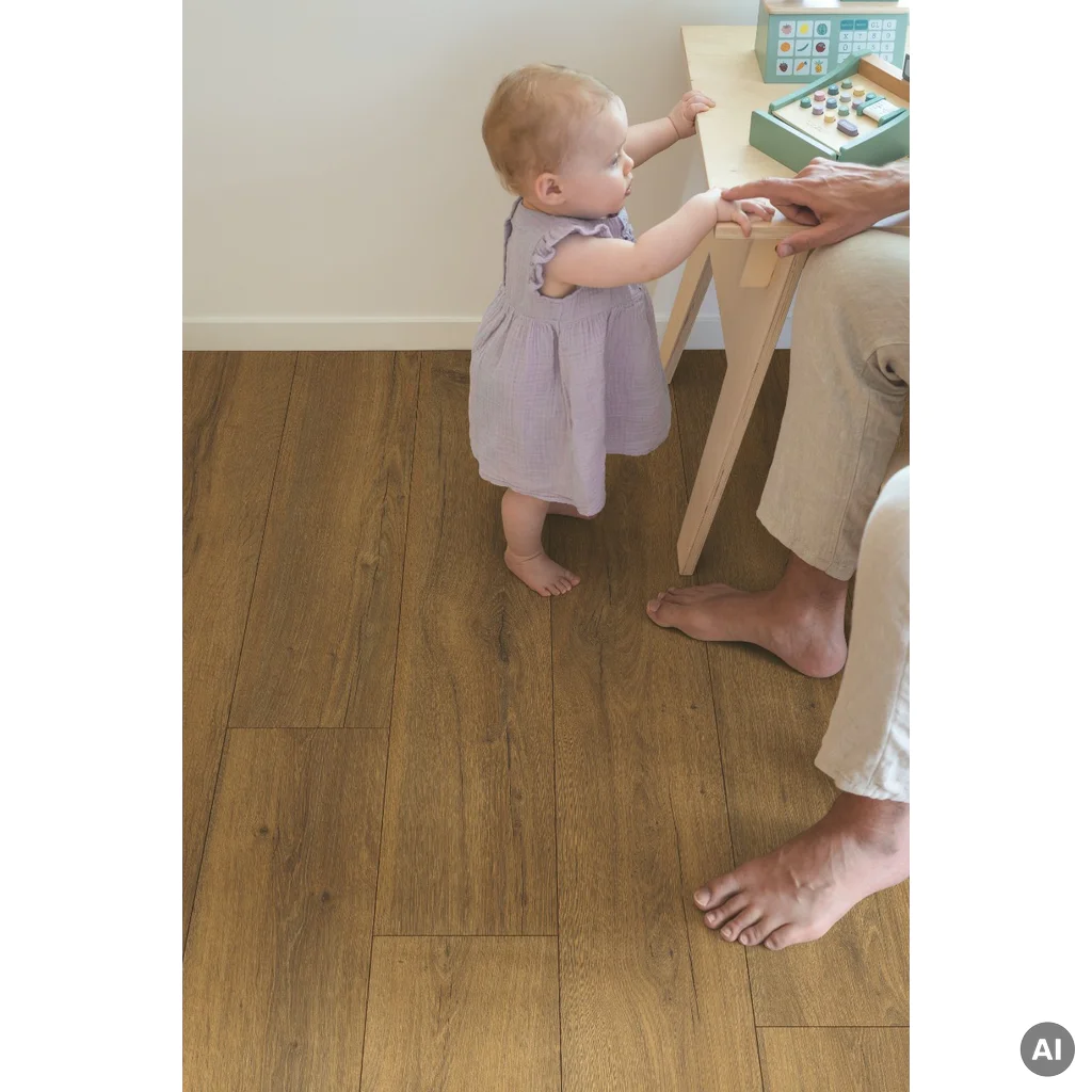 Panele podłogowe Dąb brązowy kakao CLM5793 AC4 8 mm, Panele podłogowe, Classic, Quick-Step