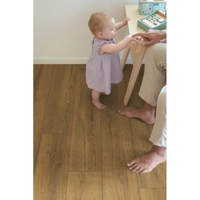 Panele podłogowe Dąb brązowy kakao CLM5793 AC4 8 mm - 4