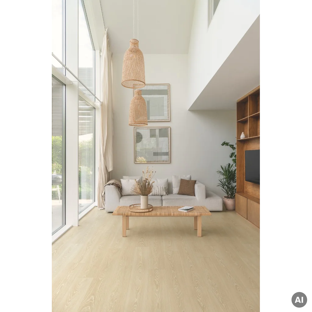 Panele podłogowe Dąb szroniony beżowy CLM5799 AC4 8 mm, Panele podłogowe, Classic, Quick-Step
