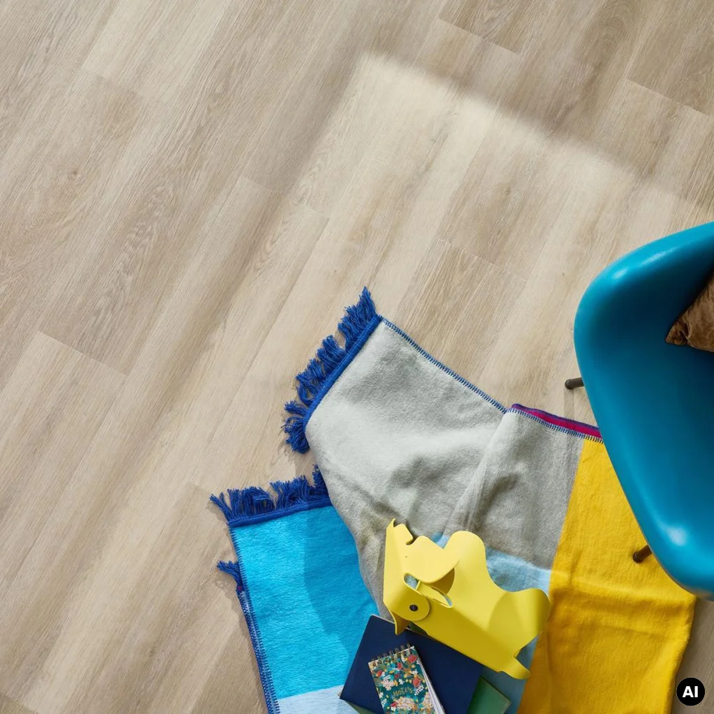 Panele winylowe ze zintegrowanym podkładem SPC LVT Dąb Stamford CWA 181 Klasa 33 5.3 mm TAK, 5905167858219, Panele winylowe, Woodric Acoustic, Arbiton