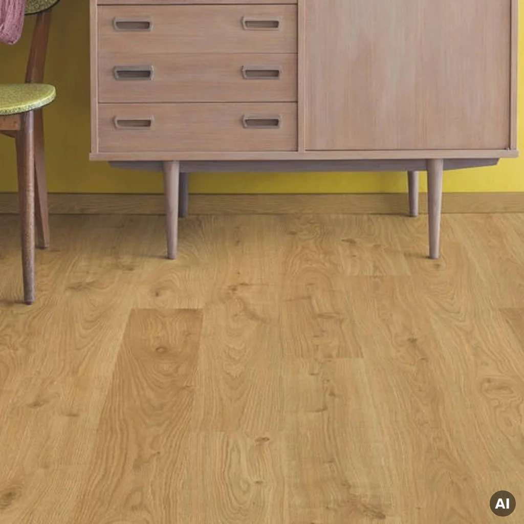 Panele Podłogowe Dąb Bielony Jasny EL1491 AC4 8 mm, Panele podłogowe, Eligna, Quick-Step