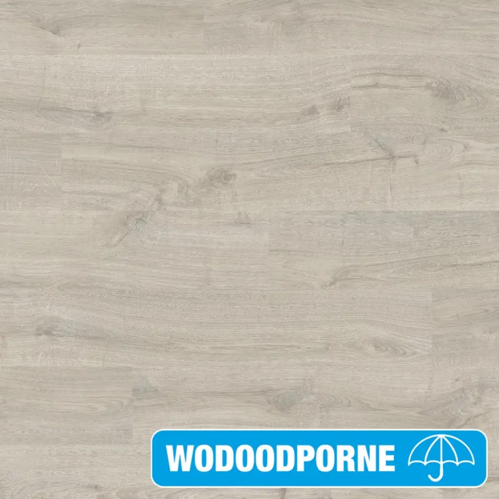 Panele Podłogowe Dąb Newcastle Szary EL3580 AC4 8 mm, Panele podłogowe, Eligna, Quick-Step Unilin