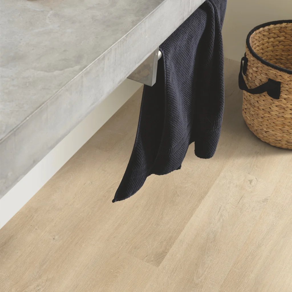 Panele Podłogowe Dąb Wenecja Beżowy EL3907 AC4 8 mm, Panele podłogowe, Eligna, Quick-Step Unilin