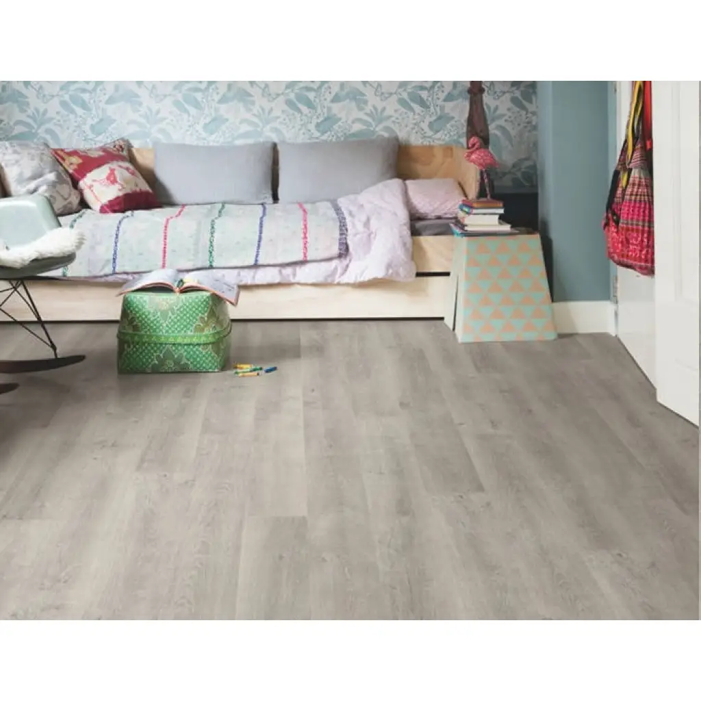 Panele Podłogowe Dąb Wenecja Szary EL3906 AC4 8 mm, Panele podłogowe, Eligna, Quick-Step Unilin