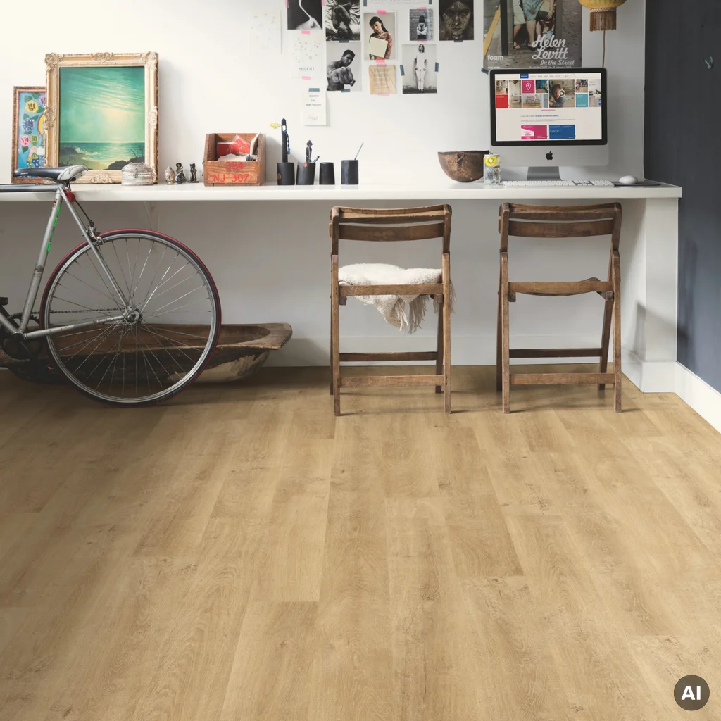Panele Podłogowe Dąb Wenecja Naturalny EL3908 AC4 8 mm, Panele podłogowe, Eligna, Quick-Step