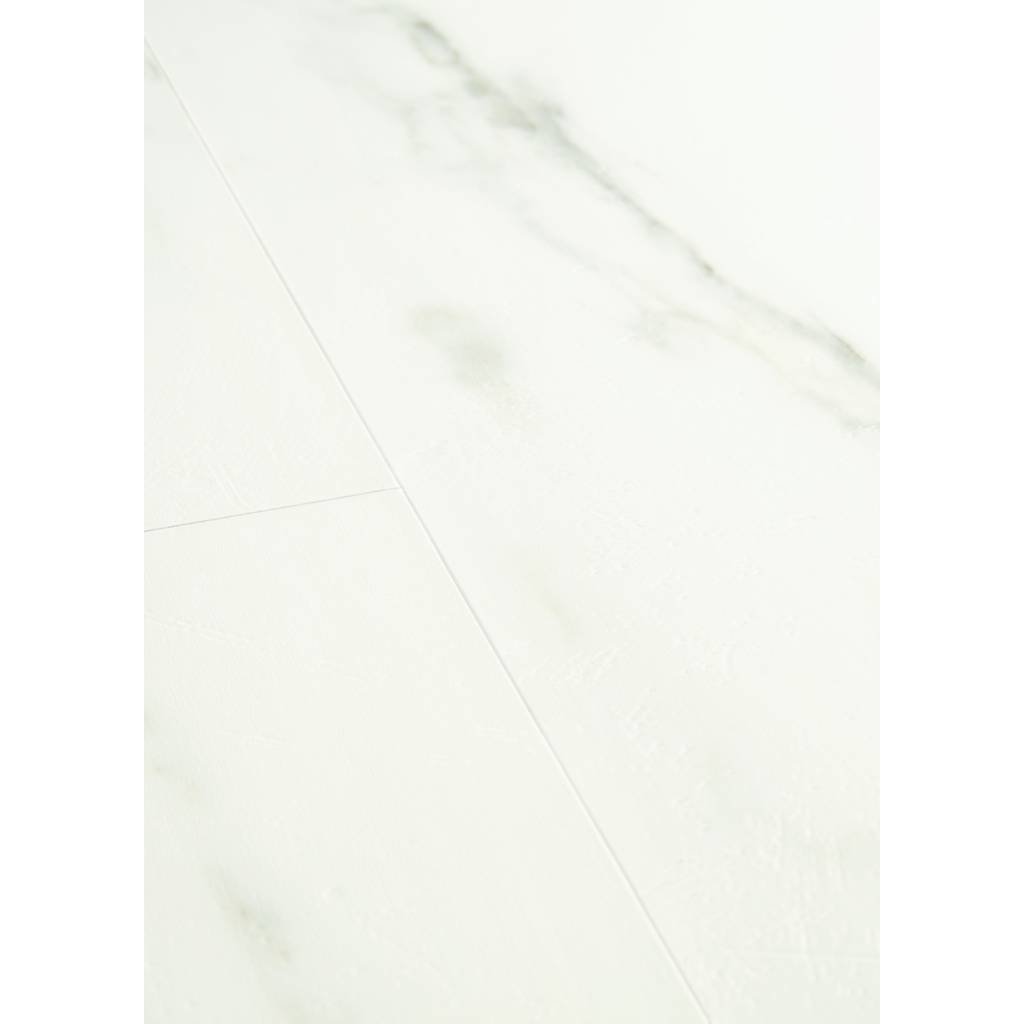 Marble Carrara White Quick-Step AMCL40136 LVT Click Bathroom Flooring 