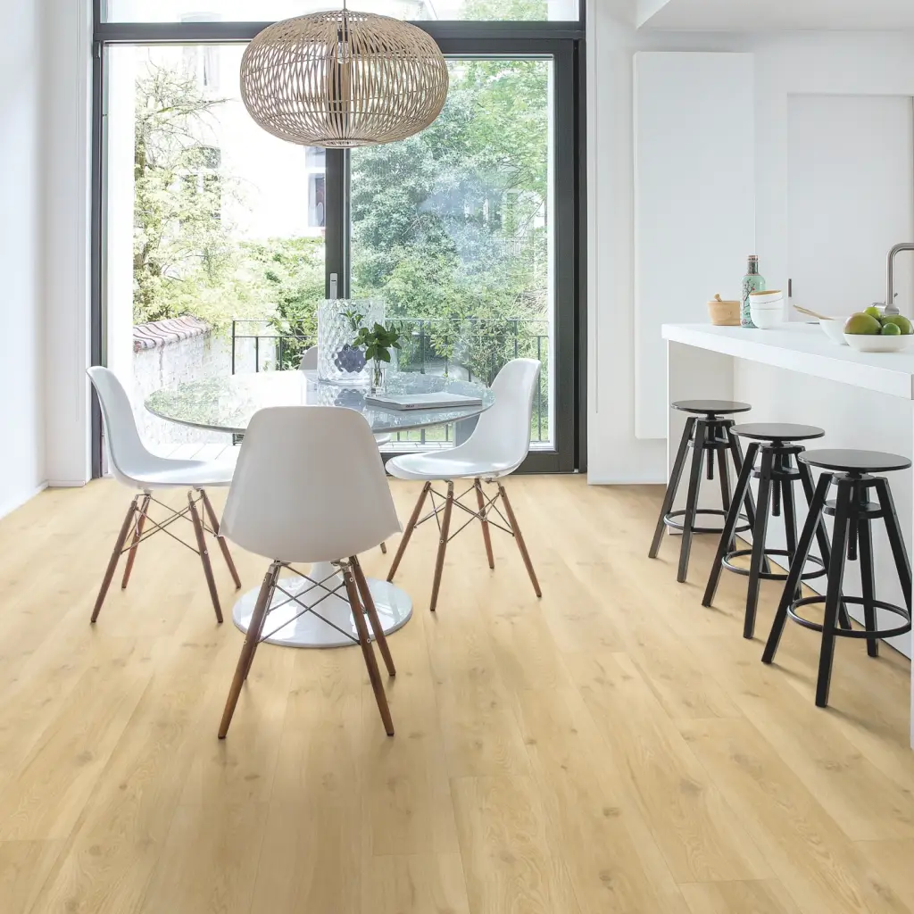 Panele Winylowe LVT Dąb Dryfujący Beżowy BACL40018 Klasa 32 4.5 mm, Podłoga winylowa, Balance Click, Quick-Step Unilin