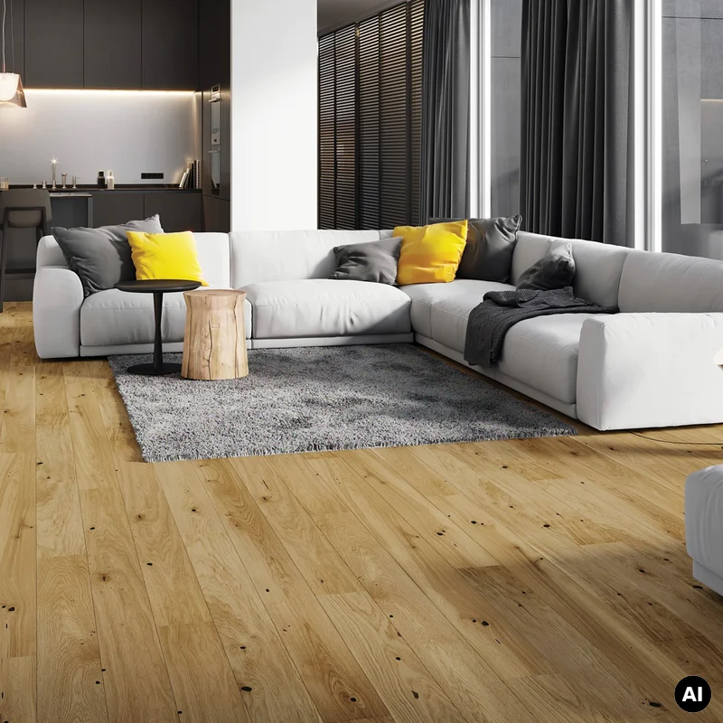 Podłoga drewniana Dąb Raisins Medio 14 mm, 1WG000774 - 2
