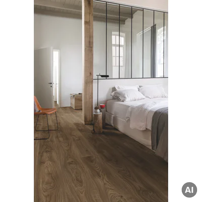 Panele Winylowe LVT Dąb Wiejski Ciemnobrązowy BAGP40027 Klasa 33 2.5 mm TAK