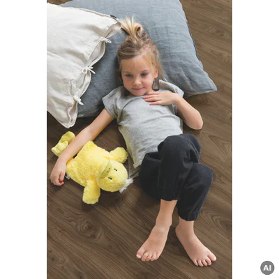 Panele Winylowe LVT Dąb Wiejski Ciemnobrązowy BAGP40027 Klasa 33 2.5 mm TAK
