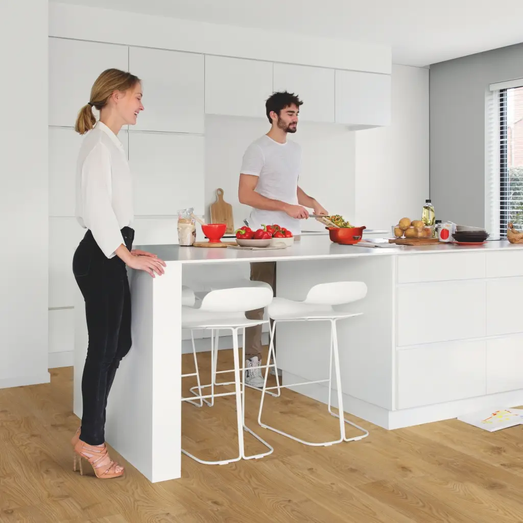 Panele Winylowe SPC LVT Dąb Wiejski Naturalny BACP40025 Klasa 33 4.5 mm, Podłoga winylowa, Balance Click Plus, Quick-Step Unilin