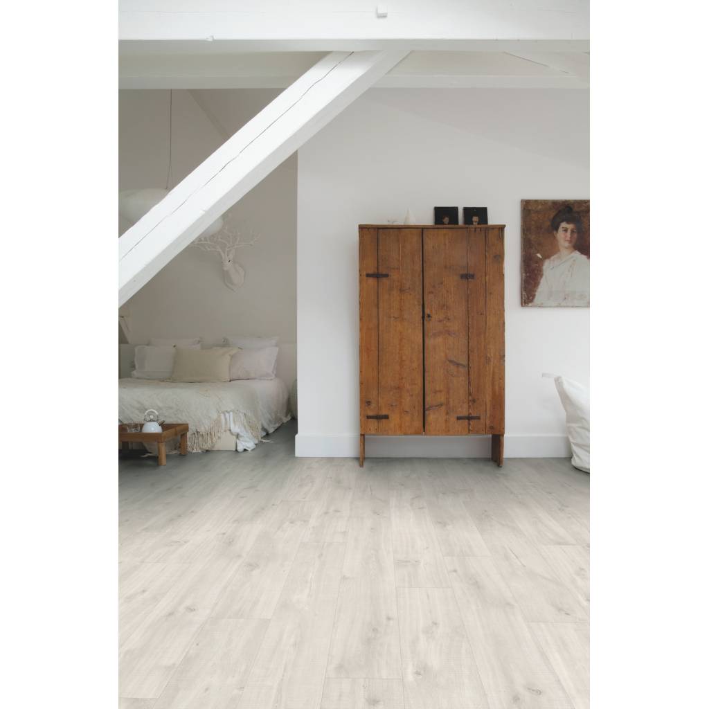 Panele Winylowe SPC LVT Dąb Canyon Jasny ze śladami cięcia piłą BACP40128 Klasa 33 4.5 mm