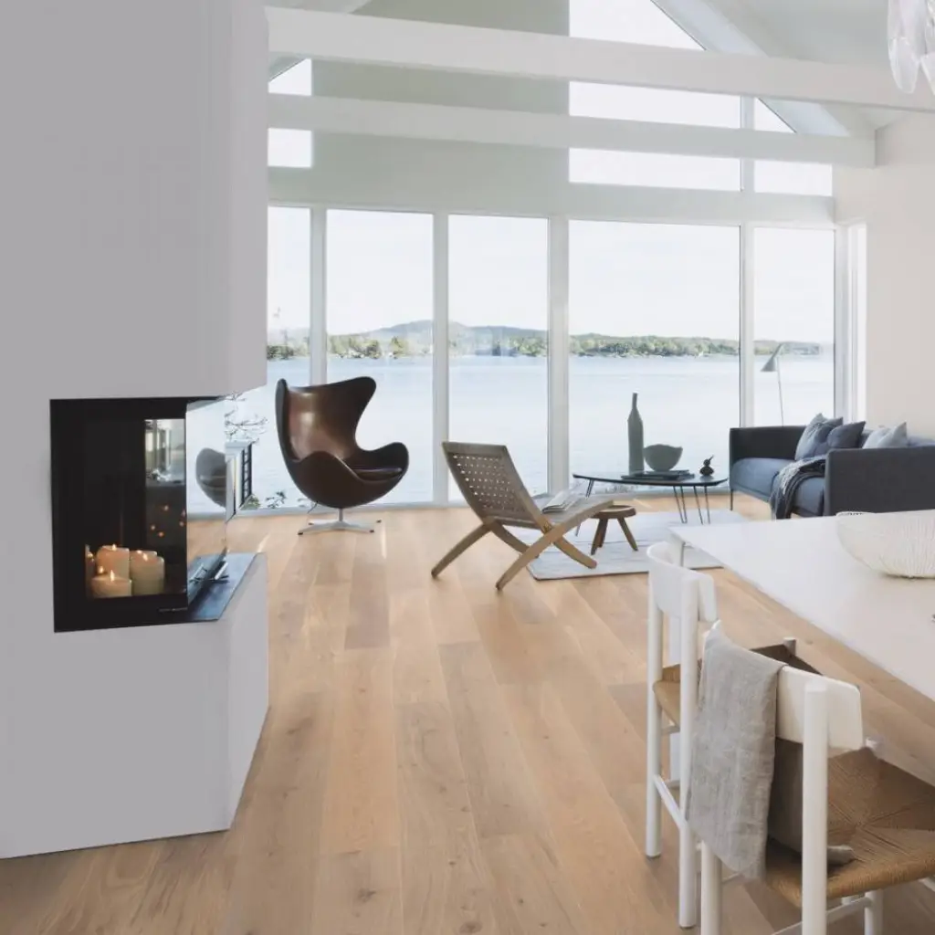 Dąb Andante White EIHD32JE 13 mm, Podłoga drewniana, Deska 1-lamelowa, Boen