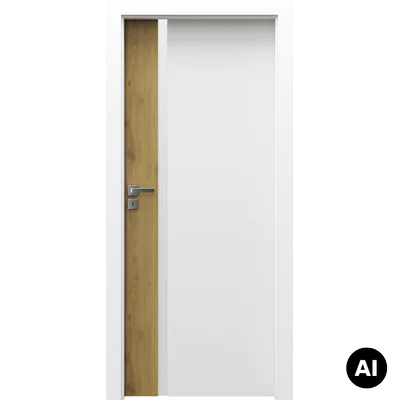 Drzwi Porta DUO model 4.A z szybą