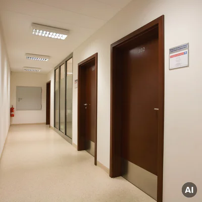 Drzwi Techniczne Akustyczne 32dB Płaskie poziom